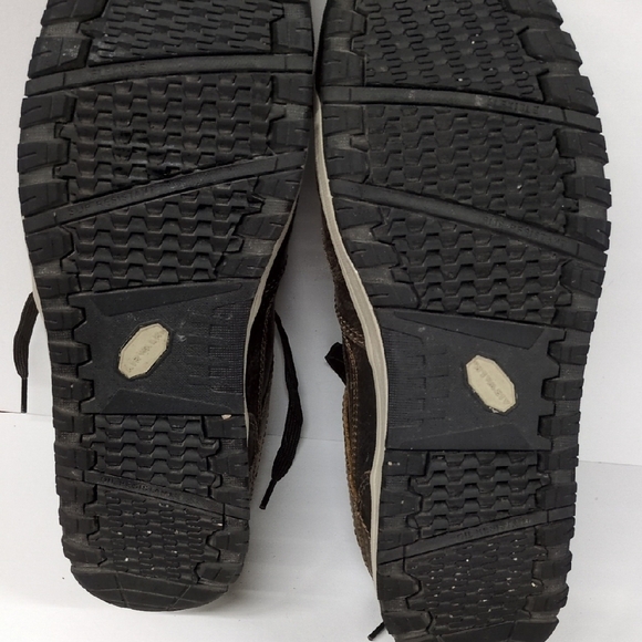 Airwalk Brown Leather Safety Sneakers Composite Toe Mens Size 11.5 - Picture 3 of 15